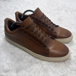 Thursday Boot Co Shoes Mens 14 Premier Low Top Brown Leather Lace Up Sneakers